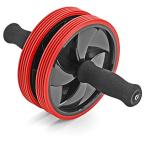 ショッピング腹筋ローラー erugam 腹筋ローラー アブホイール エクササイズウイル 静音 スリムトレーナー エクササイズローラー 54129