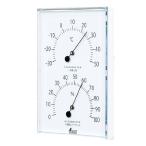 シンワ測定(Shinwa Sokutei) 温湿度計 角型 W-1 ホワイト 70510