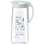 アスベル 麦茶ポット 冷水ポット ドリンクビオ2100C プーさん 2.1L ワンプッシュ 縦横置き グリーン PO23