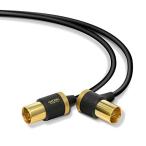  Elecom антенна кабель /4K8K соответствует /L-S type /0.5m/ черный 