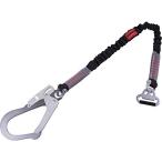 [藤井電工] 新規格 胴ベルト型 2丁掛け用 補助ロープ ノビロン 伸縮ロープ式 使用可能重量 130kgまで ブラック 黒 TBL-AT-NV