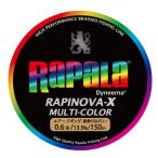 Rapala(ラパラ) PEライン ラピノヴァX マルチカラー 150m 0.6号 13.9lb 4本編み 10m毎に5色分け RXC150M0
