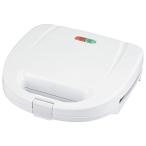 オーム電機 ホットサンドメーカー 電気 フッ素樹脂加工プレート ホワイト COK-YH70A-W 08-3270 OHM