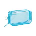 lihi тигр b прозрачный clear box пенал большая вместимость авторучка примерно 40шт.@ ice blue SOERU A8101-14