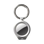 AirTag ケース キーリング ALUMINUM BUMPER (SILVER)