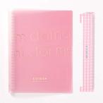 いろは出版 ルーズリーフバインダー BINDER for self-study &STUDIUM PALE PINK GAB-02
