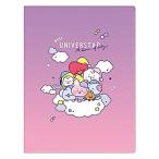 ka Mio Japan BT21 10 карман прозрачный файл .. древесный уголь 038363