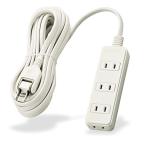 Elecom разветвитель пыль предотвращение shutter 4 выход 5m белый T-ST02N-2450WH
