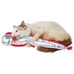 ショッピング猫 おもちゃ アドメイト (ADD. MATE) 猫用おもちゃ ながーいけりぐるみ 白銀なリュウグウノツカイ