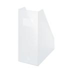  Like ito(like-it) кейс для хранения файл box широкий примерно ширина 13× внутри 25.3× высота 30.7cm белый ( половина прозрачный ) сделано в Японии MX