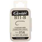 がまかつ(Gamakatsu) フライフック B11-B 14号 20本 フラットブラック 66653