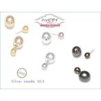 Yahoo! Yahoo!ショッピング(ヤフー ショッピング)ピアス シルバーニードル ジュエリーピアス シルバー ダブルパール ダブルパールピアス ゴールド シルバー ブラック