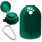 伊勢藤(ISETO) ペットボトル用キャップ おでかけ給水器&マナーキャップ カラビナ付き グリーン 日本製 犬の散歩に おしっこ洗浄 植物