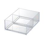  Like ito(like-it) место хранения box кейс для хранения хранение tray глубокий (S) 2 раздел примерно ширина 11.5x внутри 15.4x высота 5.7cm