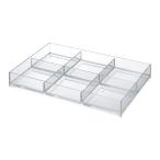  Like ito(like-it) место хранения box кейс для хранения хранение tray (L)6 раздел примерно ширина 15.4x внутри 23x высота 3cm прозрачный сделано в Японии CB-T