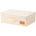  не 2 торговля место хранения box LB парусина style внутренний box ширина половина крышка есть ширина 38× глубина 26× высота 13cm складной нетканый материал слоновая кость 