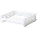  солнечный ko- пластик (SankoPlastic) файл tray e подставка SS ширина 24.0× глубина 22.0× высота 6.2cm белый сделано в Японии 
