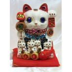 デコレーションがパワーアップしました!ゴージャス デコレーション 招福招き猫:Lサイズ(貯金箱)商売繁盛 開店祝い 御祝 縁起物 デコ 置物