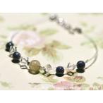 アンクレット レディース パワーストーン サファイア ルチル