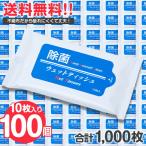 ショッピングウェットティッシュ 除菌 ウェットティッシュ 1000枚〔10枚入 × 100袋〕携帯 アルコール エタノール ウエットティッシュ 除菌シート ウイルス対策 家庭用