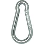 建築金物 荷役金具 ＴＲＵＳＣＯ　国産ステンレスカラビナハーケン　Ｂ型　８Ｘ８０ｍｍ　  (TSKH-8B)