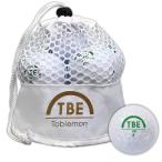 TOBIEMON(トビエモン) ゴルフボール 公認球 2ピース 1ダース(12個入り) ホワイト メッシュバック入り TBM-2MBW