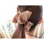 バナナクリップ ヘアクリップ ヘアピン 髪留め レディース ママ キッズ 子供 ヘアアクセサリー リボン 新品 送料無料 麻風 ドット柄 キラキラ