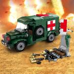 ブロック互換 レゴ 互換品 レゴミリタリードイツ戦場救急車 クリスマス プレゼント