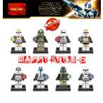 ブロック互換 レゴ 互換品 レゴミニフィグ スターウォーズ 8体Hセット レゴブロック LEGO クリスマス プレゼント