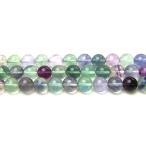 Yahoo! Yahoo!ショッピング(ヤフー ショッピング)フローライト レインボー 10mm 丸玉 天然石 ビーズ 半連 約17〜18cm