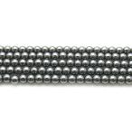 Yahoo! Yahoo!ショッピング(ヤフー ショッピング)ヘマタイト 磁気入 6mm 丸玉 天然石 ビーズ 1連売 約37〜38cm