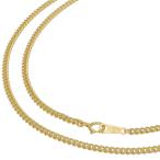 K18YG 2 поверхность одиночный плоский колье 60cm 15.1g A!ki разделение 18 золотой желтое золото! бесплатная доставка * возможен возврат товара!