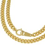 K18YG 2 поверхность одиночный плоский колье 50cm 29.9g A!ki разделение 18 золотой желтое золото! бесплатная доставка * возможен возврат товара.