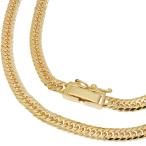 K18YG 8 поверхность Triple плоский колье 54.5cm 22.1g A!ki разделение 18 золотой желтое золото! бесплатная доставка * возможен возврат товара!