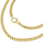 K18YG 2 поверхность одиночный плоский колье 51cm 19.8g A!ki разделение 18 золотой желтое золото! бесплатная доставка * возможен возврат товара 