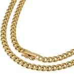 K18YG 2 поверхность одиночный плоский колье 41cm 27.8g A!ki разделение 18 золотой желтое золото! бесплатная доставка * возможен возврат товара 