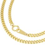 K18YG 2 поверхность одиночный плоский колье 50cm 20.0g A!ki разделение 18 золотой желтое золото! бесплатная доставка * возможен возврат товара.