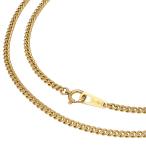 K18YG 2 поверхность одиночный плоский колье 50.5cm 10.0g A!ki разделение 18 золотой желтое золото! бесплатная доставка * возможен возврат товара 