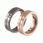 ペア リング 指輪 シルバー SILVER 925 銀製品 天然石 ダイヤモンド ピンク ブラック コーティング アトラス数字 ローマ数字 ケース付き 刻印無料 ネームリング