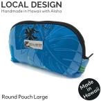 Yahoo! Yahoo!ショッピング(ヤフー ショッピング)ハワイアン雑貨 ハワイアンファブリック ハワイアンポーチ コスメポーチ Local Design ローカルデザイン【ラウンドポーチ07】ハワイ直輸入