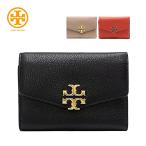 ショッピング二つ折り財布 トリーバーチ 二つ折り財布 Tory Burch KIRA MIXED-MATERIALS MEDIUM FLAP WALLET キラ ミディアム ウォレット レディース 財布 コンパクト