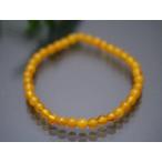 ポーランド産蜜蝋アンバー天然琥珀5mmブレスレット天然石・パワーストーン・...