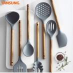 キッチンツールセット シリコン ターナー 調理器具 製菓器具 ツール7点セットフライ返し おたま トング ヘラ トング 泡立て器