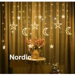 LED電飾 クリスマス イルミネーションライト 装飾ライト 3.5m スノーフレーク クリスマスツリー 星月 装飾 乾電池式 オーナメント 飾り 屋外 室内
