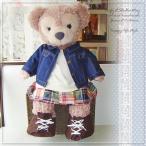 Ｍサイズ70cm・duffy*ダッフィー*シェリーメイコスチューム★Ｇジャン＆スカートセット・casual10-m 【手作り】【ハンドメイド】