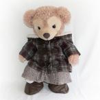 ダッフィーシェリーメイコスチューム・Mサイズduffy ふわふわダッフルコート&スカート・お靴セットcoat49-m 洋服