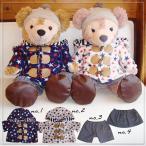 ダッフィー*シェリーメイコスチューム・Ｍサイズduffy★スター柄ダッフルコート＆ボトムス・帽子お靴セット*coat8-m【洋服】