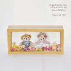 【結婚祝い】【誕生日】【プロポーズ】贈り物に♪ダッフィー・シェリーメイ ウエディングペアセット フレーム入り *gift-188