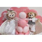 商品入れ替えのためお値下げ中!【誕生日】【結婚祝い】ウェルカムベアー・贈り物に♪バッジサイズダッフィー・シェリーメイ&マカロンタワー*gift-22_