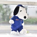 名入れ刺繍可能！スヌーピー 本格的！レスキュー隊コスチューム（ネイビー）・消防士 rescue-navy-snoopy